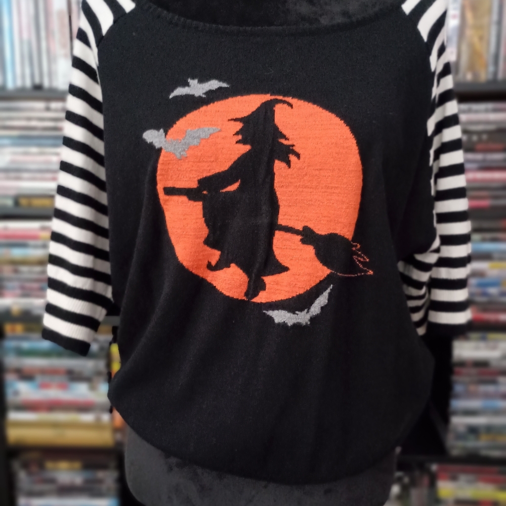 Hell Bunny Fly Away Witch Sweater 2XL - Picture 2 of 3